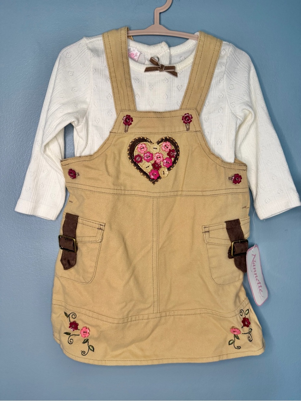NWT Nannette Henley 2-Piece Henley and Dress Set | Size 18M